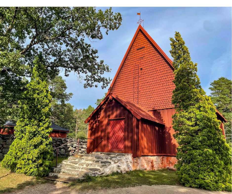 Passionsgudstjänst i Sottunga bild på sottunga kyrka