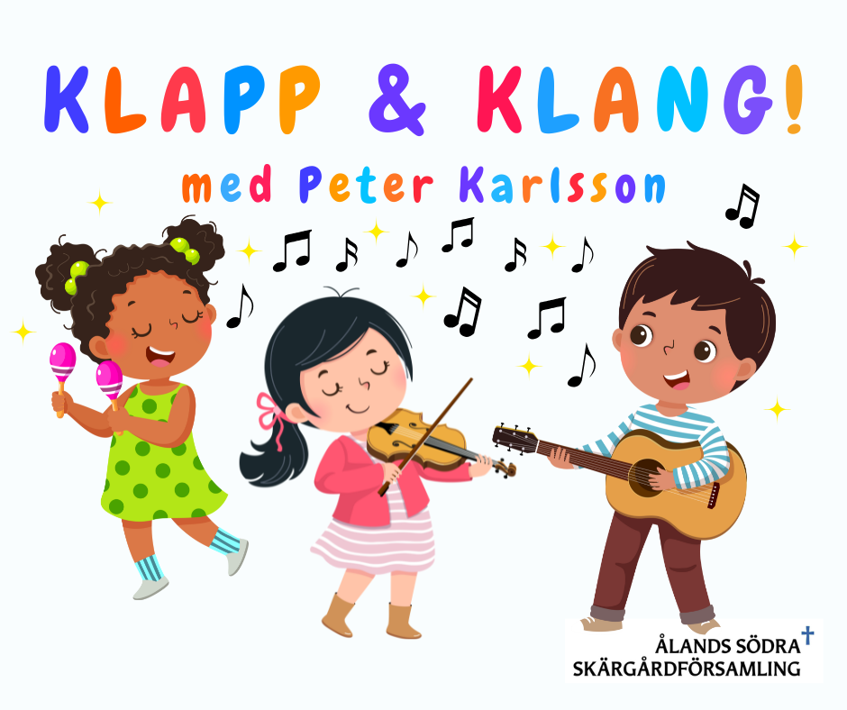 Klapp & Klang i Föglö barn som spelar musik